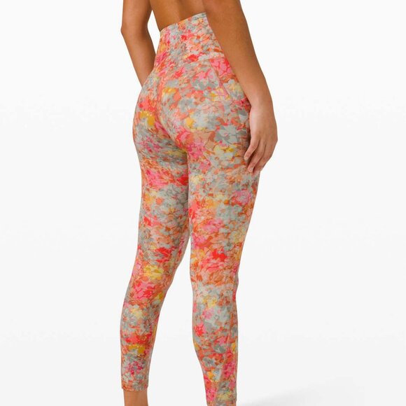 lululemon athletica Pants - Lululemon Align High Rise Leggings with Pockets 25” Inflorescence Multi Size 8